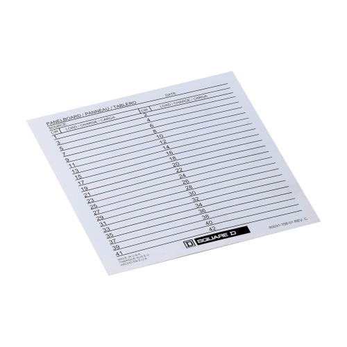 Schneider Electric 8003115801 - Label Card