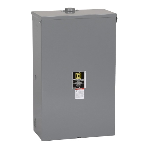 Schneider Electric 82344RB Safety switch, double throw, non fusible, 200A, 600V, 3 poles, 15 hp, NEMA 3R, bolt on provision