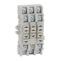 Schneider Electric 8501NR82B Plug in relay, Type N, relay socket, 11 blade, double tier, for 8510KU relays, bulk packaged