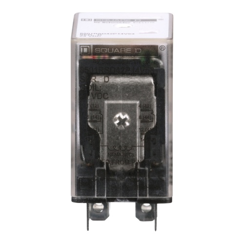 Schneider Electric 8501RSD42P14V53 R type plug in relay 10 Amp Double Pole 24 VDC coil LED Indicator