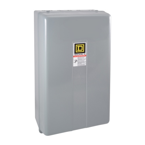 Schneider Electric 8502SEG2V02S NEMA Contactor, Type S, nonreversing, Size 3, 90A, 3 pole, 110/120 VAC 50/60 Hz coil, NEMA 1