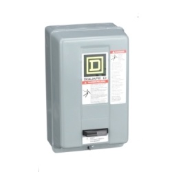 Schneider Electric 8536SAG12V08 - Non reversing NEMA Starter - 3P, 9 Amp, 208 VAC, NEMA 1