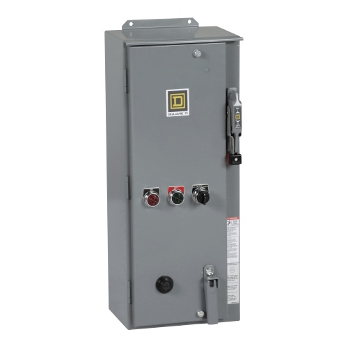 Schneider Electric 8538SDASP3 Non-Rever. Combo Starter Size 2, 3P, Melting Alloy Overload, NEMA 12 +Options