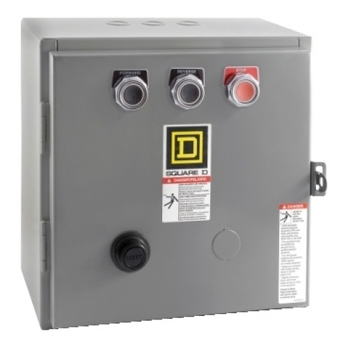 Schneider Electric 8736SBG4V02S - Reversing NEMA Starter - 3P, 18 Amp, 120 VAC, NEMA 1