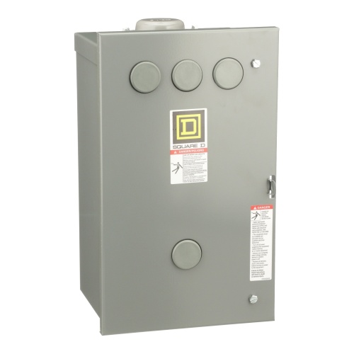 Schneider Electric 8903LH20V02 Contactor, Type L, multipole lighting, electrically held, 30A, 2 pole, 600 V, 110/120 VAC 50/60 Hz coil, NEMA 3R