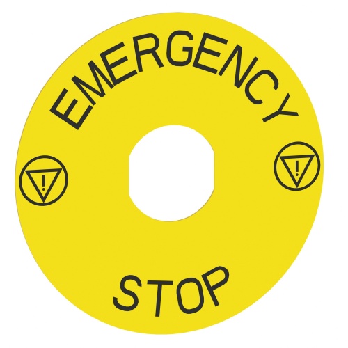 Schneider Electric 9001KN8330 PUSHBUTTON LEGEND PLATE 30MM K