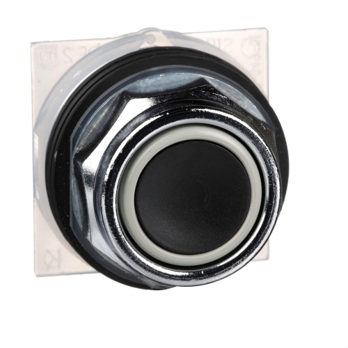 Schneider Electric 9001KR1B Harmony 30 mm Round Black Push Button Non-Illuminated Flush Modular Head