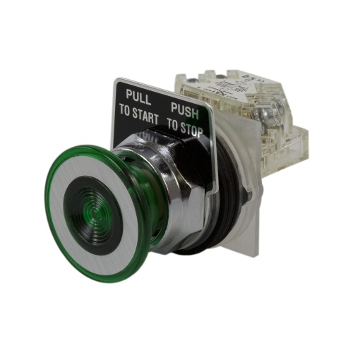 Schneider Electric 9001KR9GH13 - Harmony 9001K, Metal, Mushroom Ø 41 mm