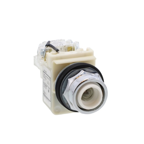 Schneider Electric 9001KT1 Harmony 30 mm Chromium plated metal Pilot Light Illuminated Modular Complete Assembly