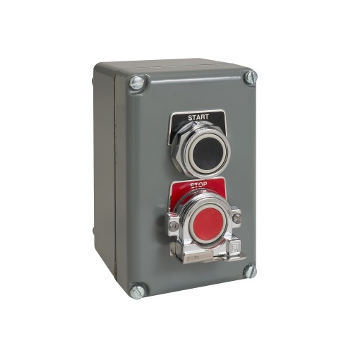 Schneider Electric 9001KYK23 - 30Mm push button, Type K, control station, two push buttons, 6A inductive at 120VAC, marked START and STOP, NEMA 4, 13