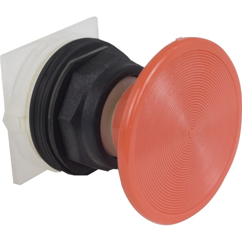 Schneider Electric 9001SKR25R Harmony 30 mm Octagonal Red Plastic Mushroom Non-Illuminated Mushroom Modular Head