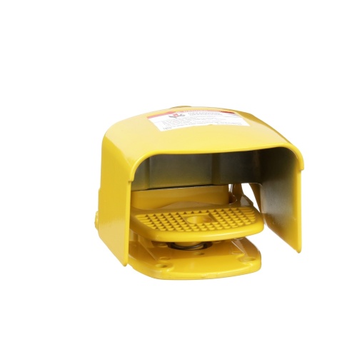 Schneider Electric 9002AW2 Foot Switch, Harmony, industrial, pedal and side shields, 5A resistive at 600 VAC, SPDT contact, NEMA 2, 4, 13 enclosure