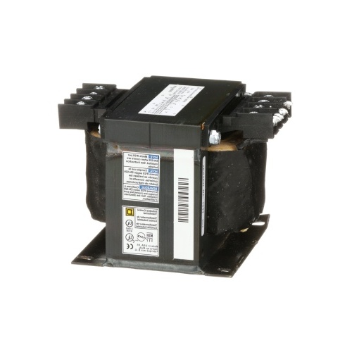 Schneider Electric 9070T500D52 Industrial Control Transformer - Single Phase, 500 VA, 380/400/415V In, 12/24V Out