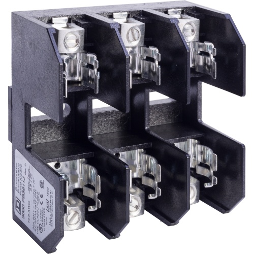 Schneider Electric 9080FB3611J Terminal Block Class J Fuseholder 3 Pole 600V 30A