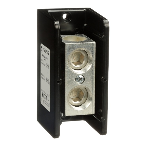Schneider Electric 9080LBA164101 Power distribution block, Linergy, 1 pole, 1 line, 1 load, 420A CU, 340A AL, 600 V