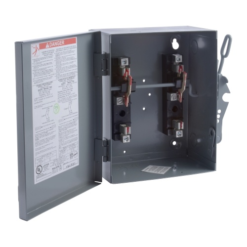 Schneider Electric 92251 Double Throw Safety Switch - 30 Amp, Two Pole, 240 VAC