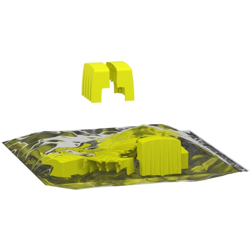 Schneider Electric A9XPE410 set of 10 end caps 4 Poles for Acti 9