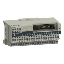 Schneider Electric ABE7H16C21 - passive connection sub-base ABE7 - 16 inputs or outputs - Led