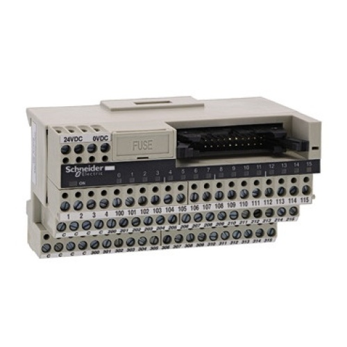 Schneider Electric ABE7H16C31 - passive connection sub-base ABE7 - 16 inputs or outputs - Led