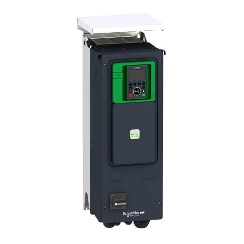 Schneider Electric ATV950U22N4EU variable speed drive, ATV950, 2.2kW/3HP -380/480V, IP55/UL type12, disc.switch