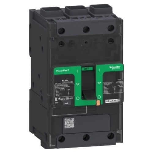 Schneider Electric BGP36020 - PowerPact B Circuit breaker, 20 Amp, Three Pole, 65 kA, 525 VAC