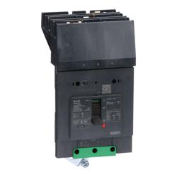 Schneider Electric BJA36125 PowerPact B Circuit Breaker, 125A, 3P, 600Y/347V AC, 25kA at 600Y/347 UL, I-Line