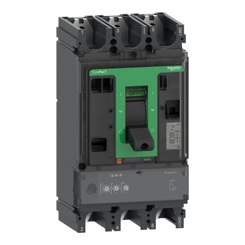 Schneider Electric C63H32D630 Circuit breaker, ComPacT NSX630H, 70kA/415VAC, 3 poles,
