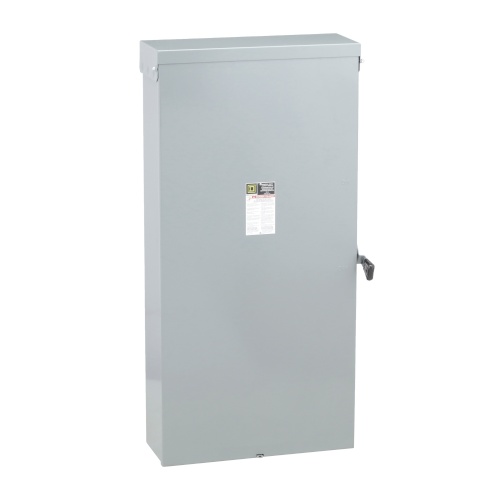 Schneider Electric D326NR Safety switch, general duty, fusible, 600A, 3 poles, 150 hp, 240 VAC, NEMA 3R, neutral factory installed