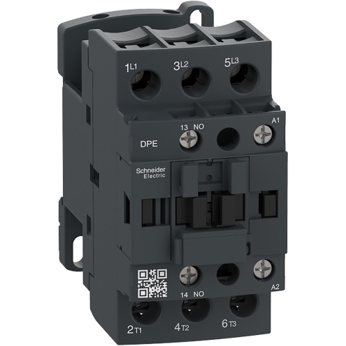 Schneider Electric DPE32G7 IEC Contactor - 32 Amp, Three Pole, 120 VAC Coil, 3 NO