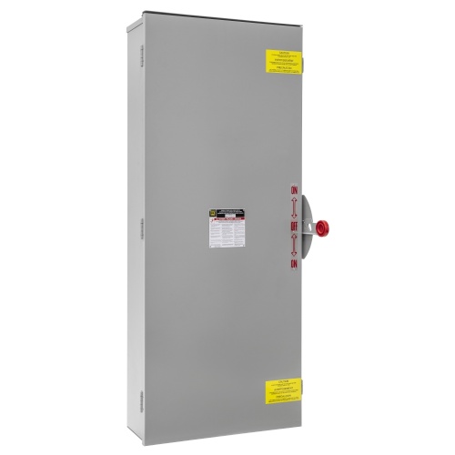 Schneider Electric DTU225R Safety switch, double throw, non fusible, 400A, 240 VAC/250 VDC, 2 poles, 50 hp, NEMA 3R