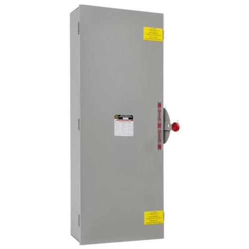 Schneider Electric DTU325 Safety switch, double throw, non fusible, 400A, 240 VAC/250 VDC, 3 poles, 125 hp, NEMA 1