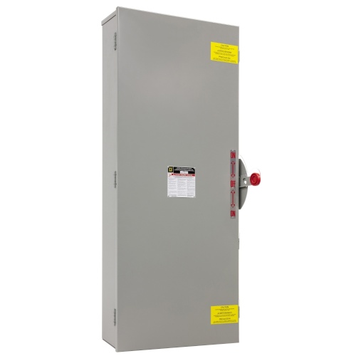 Schneider Electric DTU365AWK Safety switch, double throw, non fusible, 400A, 600 VAC/VDC, 3 poles, 350 hp, NEMA 12, no knock outs