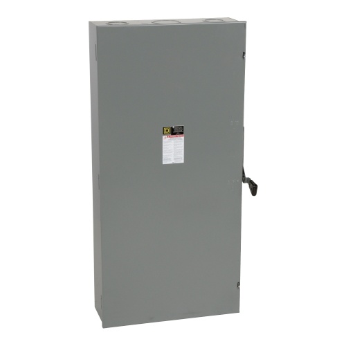 Schneider Electric DU326 Safety switch, general duty, non fusible, 600A, 3 poles, 150 hp, 240 VAC, NEMA 1