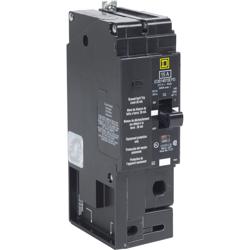 Schneider Electric EDB14015EPD E-Frame Brkr 15A, 1P, 277V, 18/25kA, Bolt-on Mnt, 30mA