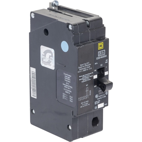 Schneider Electric EDB14030SA - Circuit Breaker, 30 Amp, Single Pole, 25 kA, 277 VAC