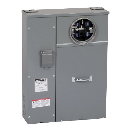 Schneider Electric EMT1225CB Meter Socket - 225 Amp, 120/240 VAC, 5 Jaws, NEMA 3R