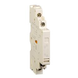 Schneider Electric GVAN11 TeSys GV2 and GV3 Manual Starter and Protector, auxiliary contact block, 1 NO and 1 NC, side mount, screw clamp