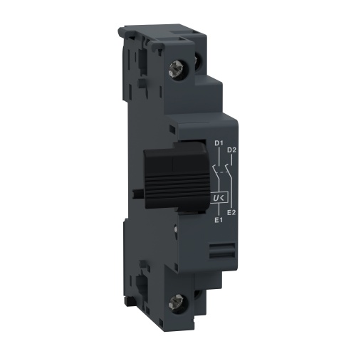 Schneider Electric GVAX116 Undervoltage release (MN), TeSys GV2, 110-115 V AC 60 Hz, safety device for use with GV2ME