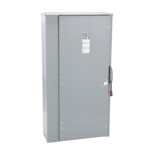 Schneider Electric H367NR Safety switch, heavy duty, fusible, 800A, 3 poles, 500 hp, 600 VAC/DC, NEMA 3R, neutral factory installed