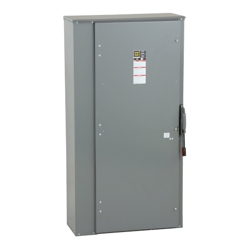 Schneider Electric H368R Safety switch, heavy duty, fusible, 1200A, 3 poles, 500 hp, 600 VAC/DC, NEMA 3R