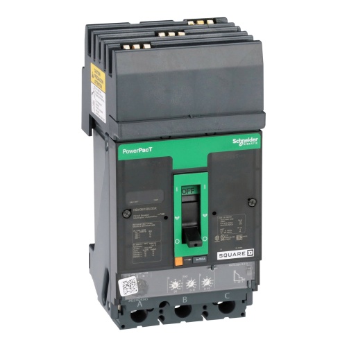 Schneider Electric HDA36150U33X - PowerPact H Circuit breaker, 150 Amp, Three Pole, 25 kA, 690 VAC