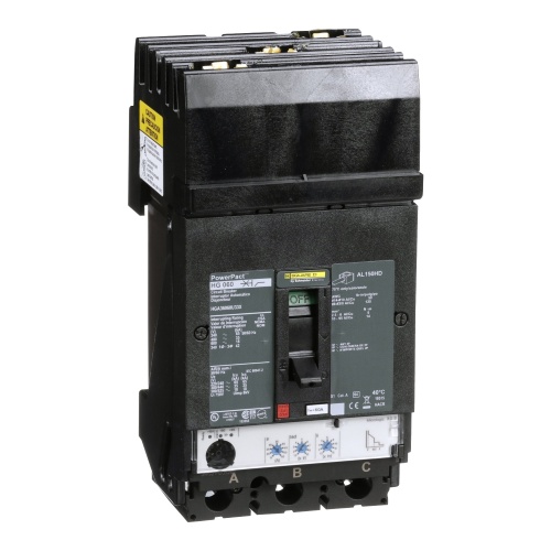 Schneider Electric HGA36060U33X - PowerPact H Circuit breaker, 60 Amp, Three Pole, 65 kA, 690 VAC