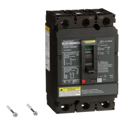 Schneider Electric HGL36000S15 Square D Breaker H Frame 150 Amp Three Pole