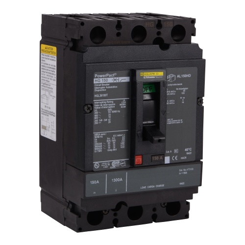 Schneider Electric HGL36150T Square D Breaker  H Frame 150 Amp Three Pole