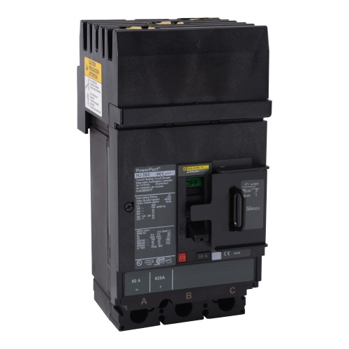 Schneider Electric HJA36100YP - PowerPact H Circuit breaker, 100 Amp, Three Pole, 100 kA, 690 VAC