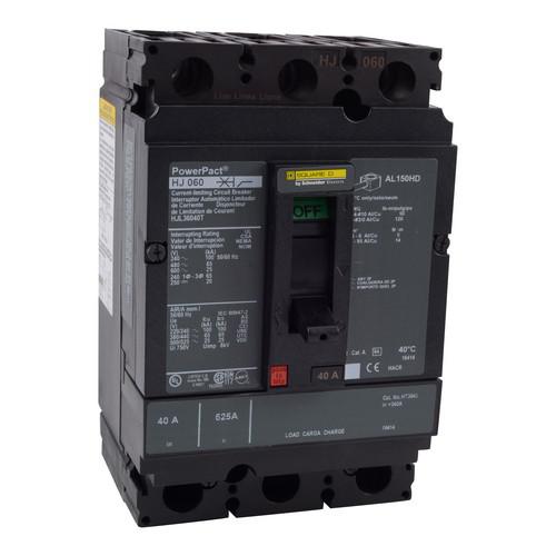 Schneider Electric HJL36040T Square D Breaker H Frame 40 Amp Three Pole