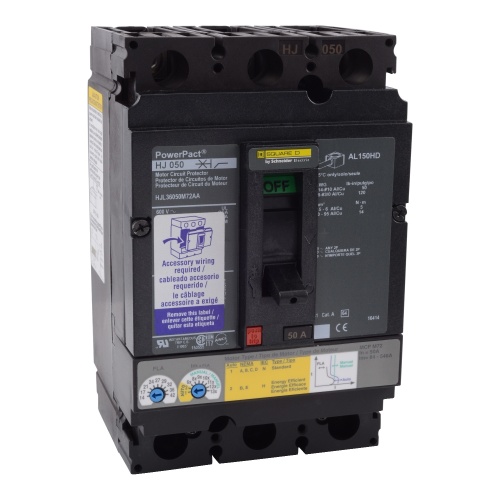 Schneider Electric HJL36050M72BC Square D Breaker  H Frame 50 Amp Three Pole