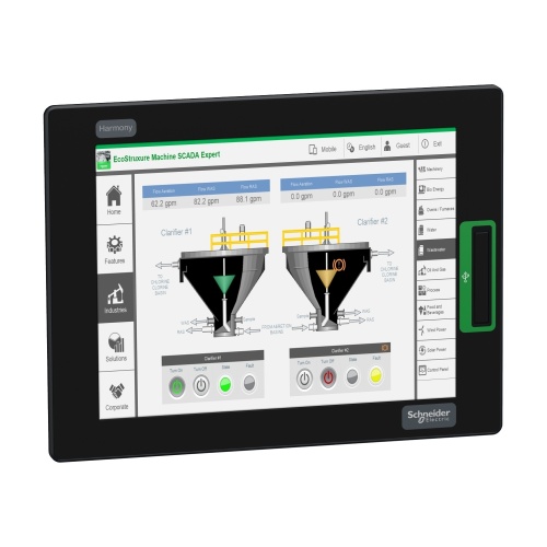 Schneider Electric HMIDM6600TM Touchscreen Panel - 12.1"