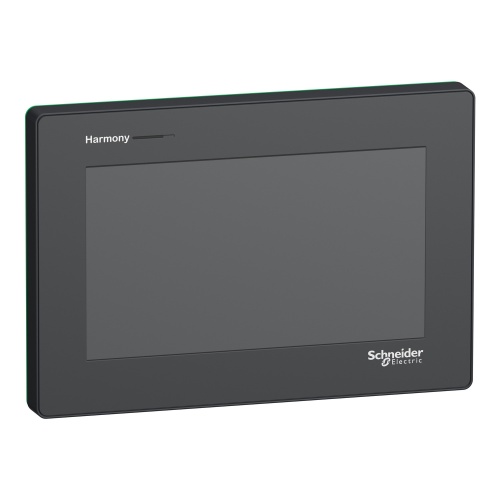 Schneider Electric HMISTM6400 - touch panel display, Harmony ST6, 7inch wide display, 1COM, 2Ethernet, USB host&device, 24V DC