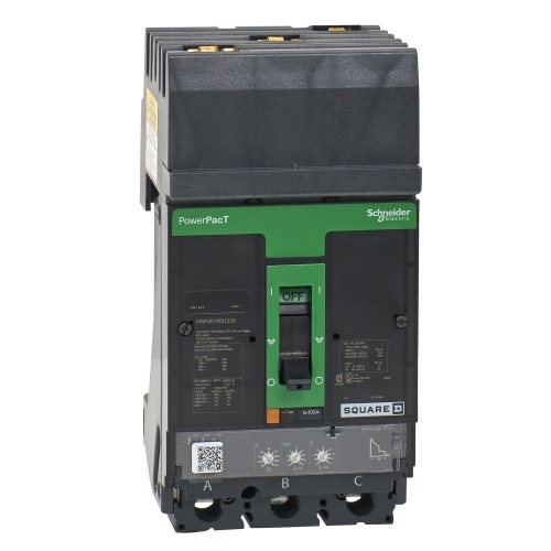 Schneider Electric HRA36100U33X - PowerPact H Circuit breaker, 100 Amp, Three Pole, 150 kA, 690 VAC